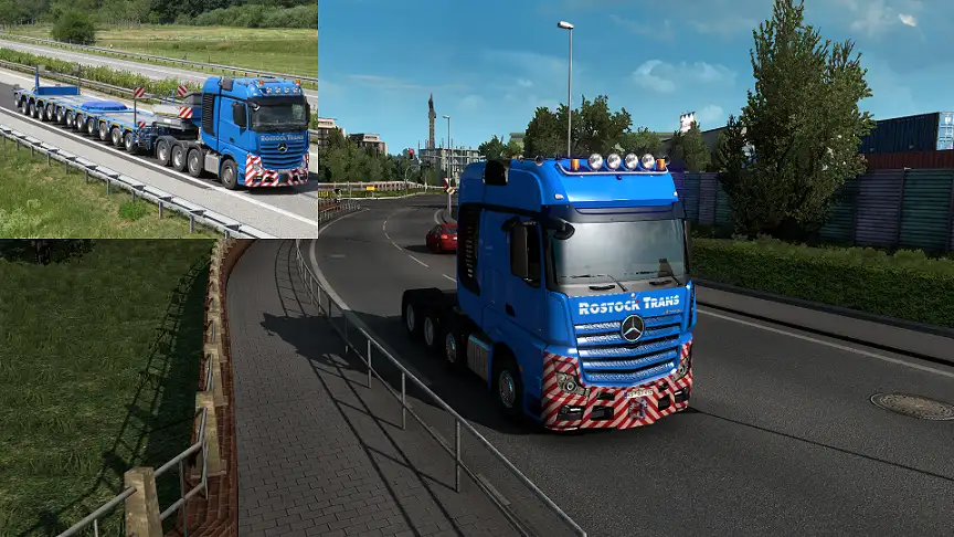 ETS2 - Rostock Trans Skin for Mercedes-Benz Actros 2014 (1.39.x) ETS2 - Rostock Trans Skin for Mercedes-Benz Actros 2014 (1.39.x)