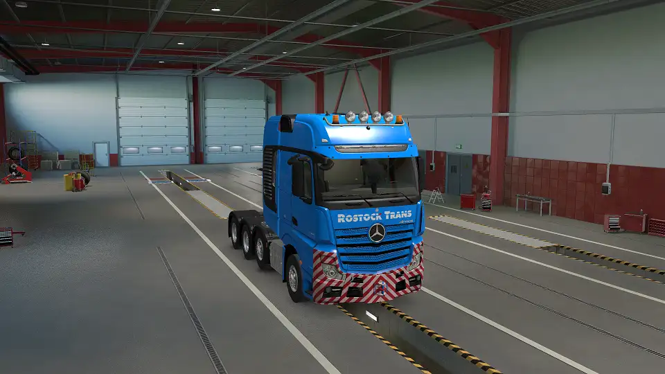ETS2 - Rostock Trans Skin for Mercedes-Benz Actros 2014 (1.39.x) ETS2 - Rostock Trans Skin for Mercedes-Benz Actros 2014 (1.39.x)