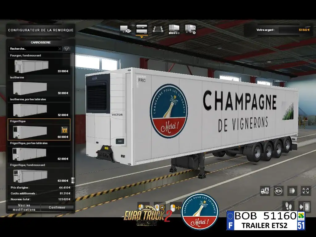 ETS2 - France Champagne Skin V1.0 (1.39.x)