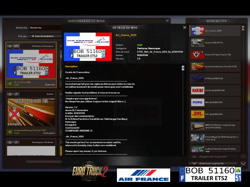 ETS2 - Air France 2020 Skin (1.39.X) ETS2 - Air France 2020 Skin (1.39.X)
