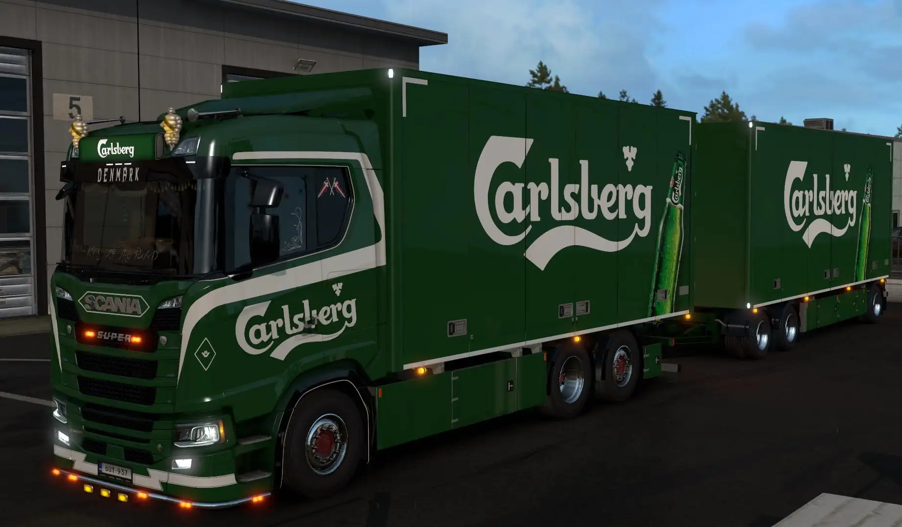 ETS2 - Carlsberg Tandem Skin V1.0 (1.38.x) ETS2 - Carlsberg Tandem Skin V1.0 (1.38.x)