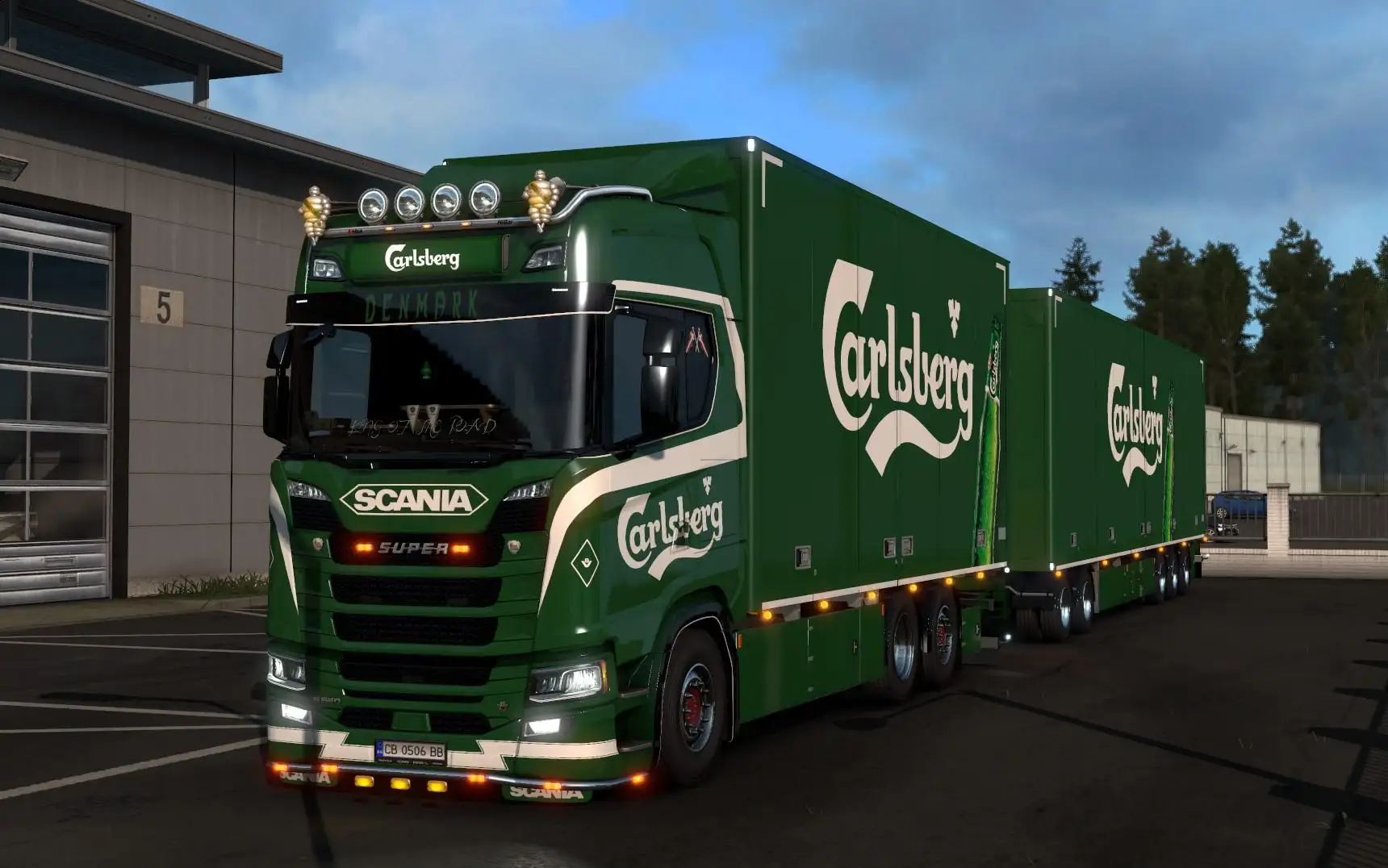 ETS2 - Carlsberg Tandem Skin V1.0 (1.38.x) ETS2 - Carlsberg Tandem Skin V1.0 (1.38.x)