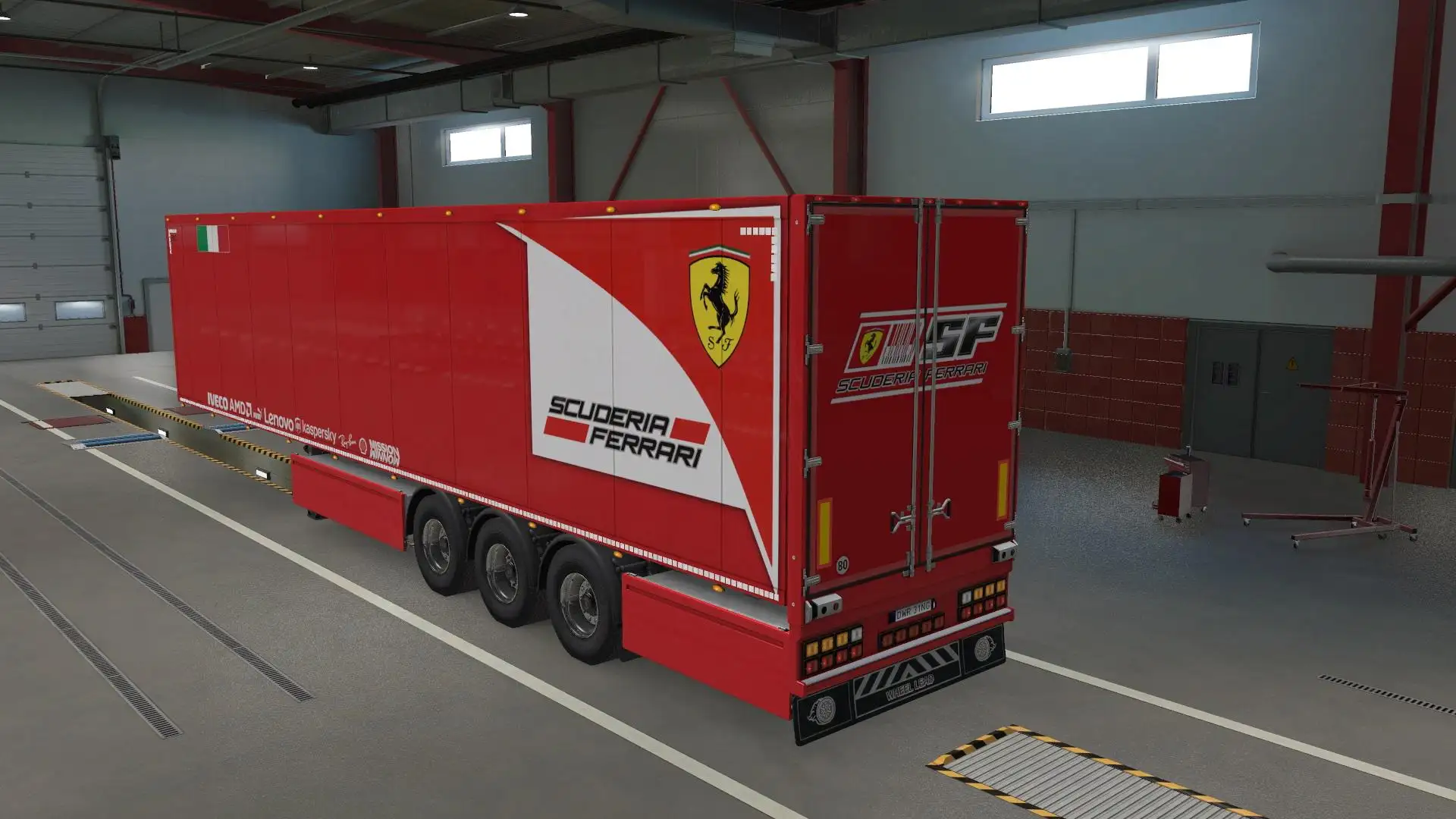 ETS2 - Ferrari Scuderia F1 Paintjob V1.0 (1.38.x) ETS2 - Ferrari Scuderia F1 Paintjob V1.0 (1.38.x)