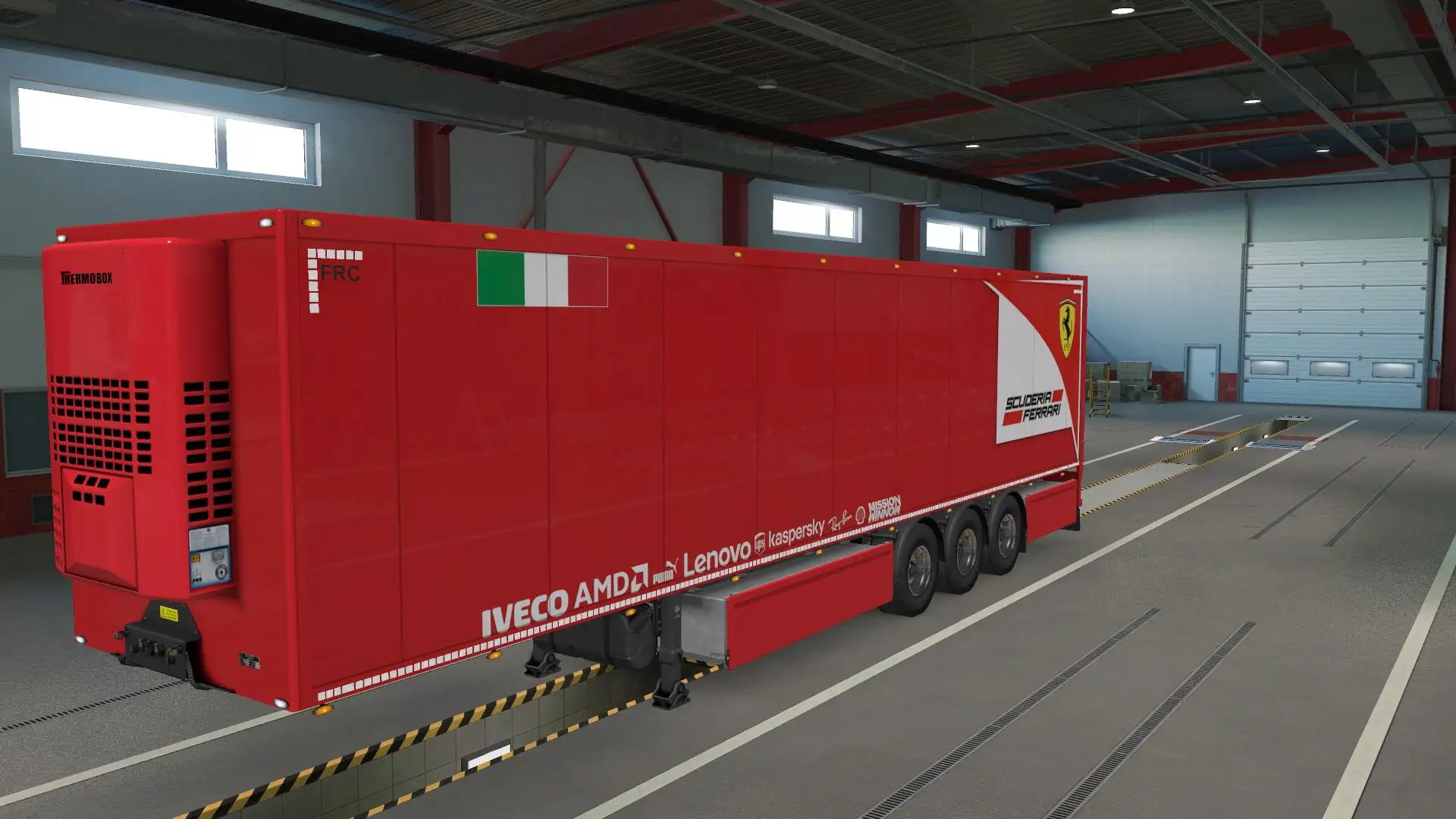 ETS2 - Ferrari Scuderia F1 Paintjob V1.0 (1.38.x) ETS2 - Ferrari Scuderia F1 Paintjob V1.0 (1.38.x)