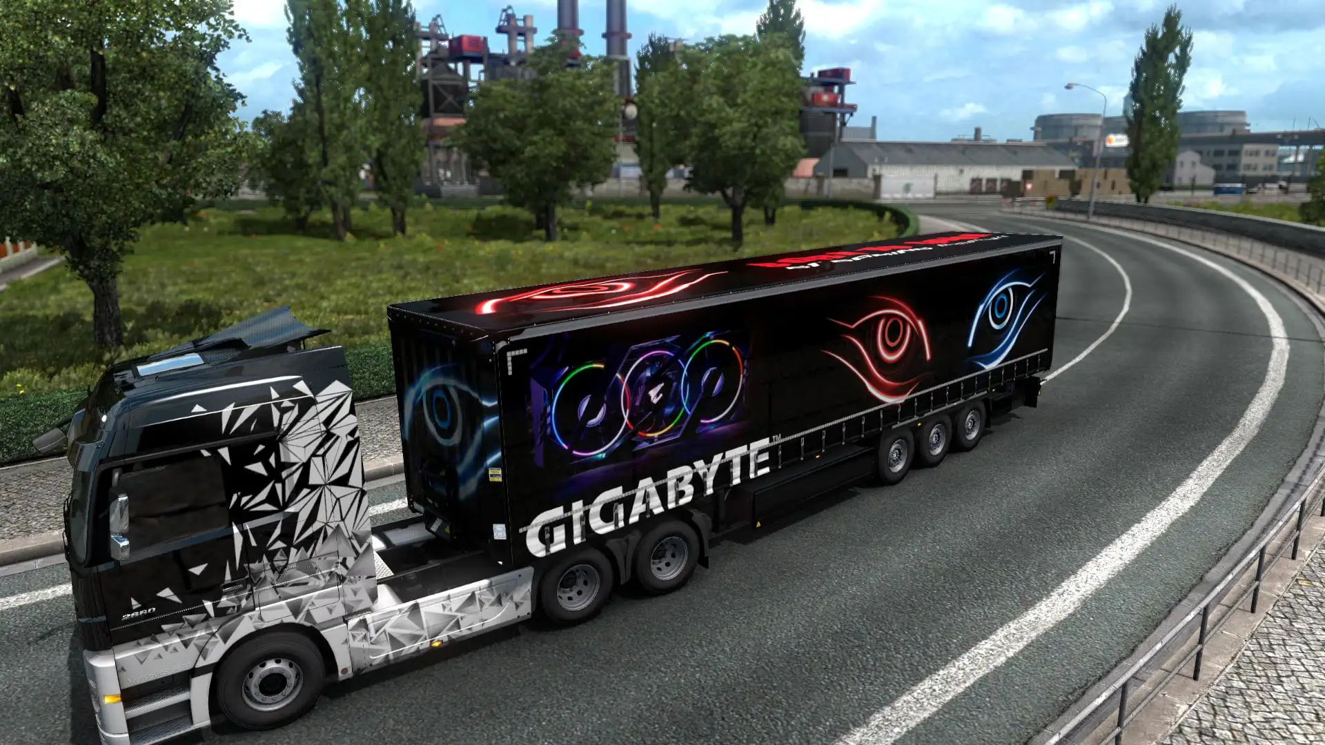 ETS2 - Krone Profiliner Gigabyte Skin V1.0 (1.38.x) ETS2 - Krone Profiliner Gigabyte Skin V1.0 (1.38.x)