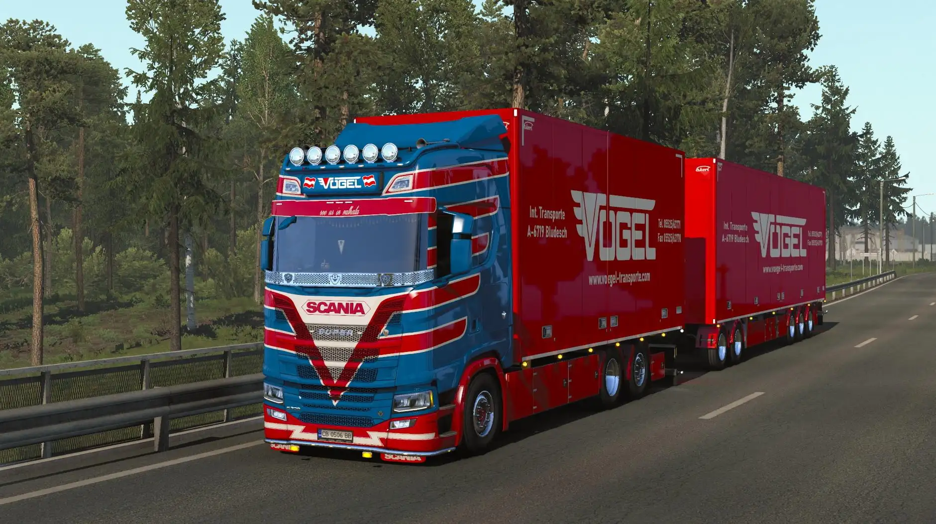 ETS2 - Vogel Transporte Tandem Skin V1.1 (1.38.x) ETS2 - Vogel Transporte Tandem Skin V1.1 (1.38.x)