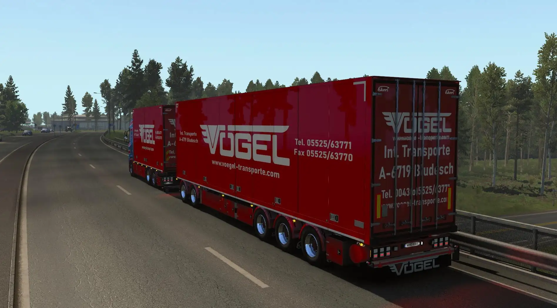 ETS2 - Vogel Transporte Tandem Skin V1.1 (1.38.x) ETS2 - Vogel Transporte Tandem Skin V1.1 (1.38.x)