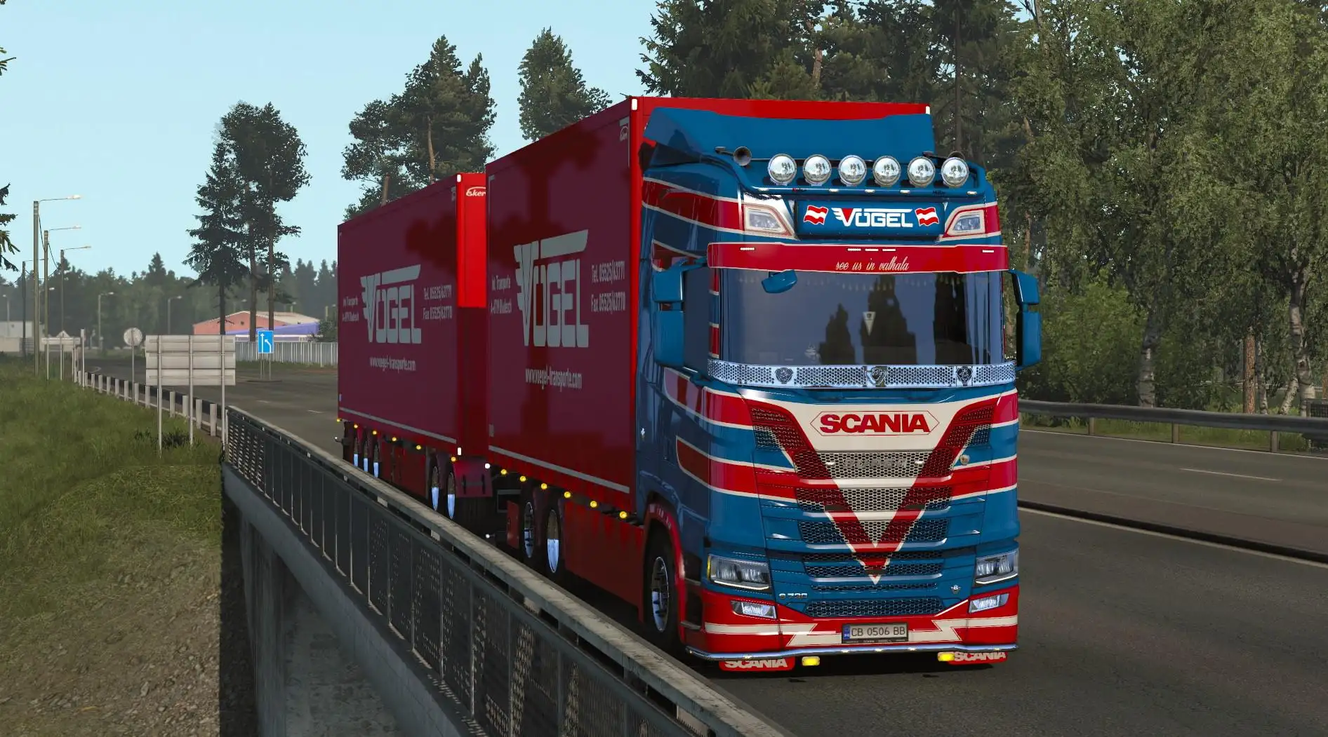 ETS2 - Vogel Transporte Tandem Skin V1.1 (1.38.x) ETS2 - Vogel Transporte Tandem Skin V1.1 (1.38.x)
