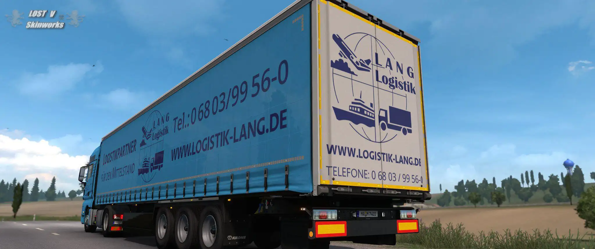 ETS2 - Man Tgx Lang Logistik Combo Skin (1.38.x) ETS2 - Man Tgx Lang Logistik Combo Skin (1.38.x)