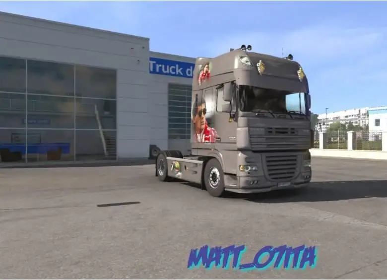 ETS2 - Daf Xf 105 Senna Edition Metallic Skin V1.0 (1.38.x) ETS2 - Daf Xf 105 Senna Edition Metallic Skin V1.0 (1.38.x)