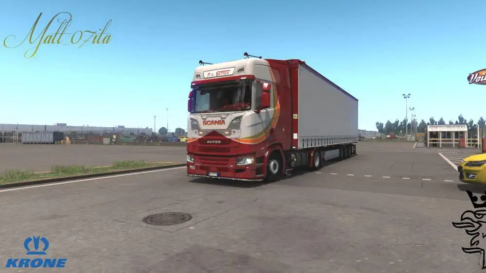 ETS2 - Scania NG Van Setten Transport Skin V1.0 (1.38.x)