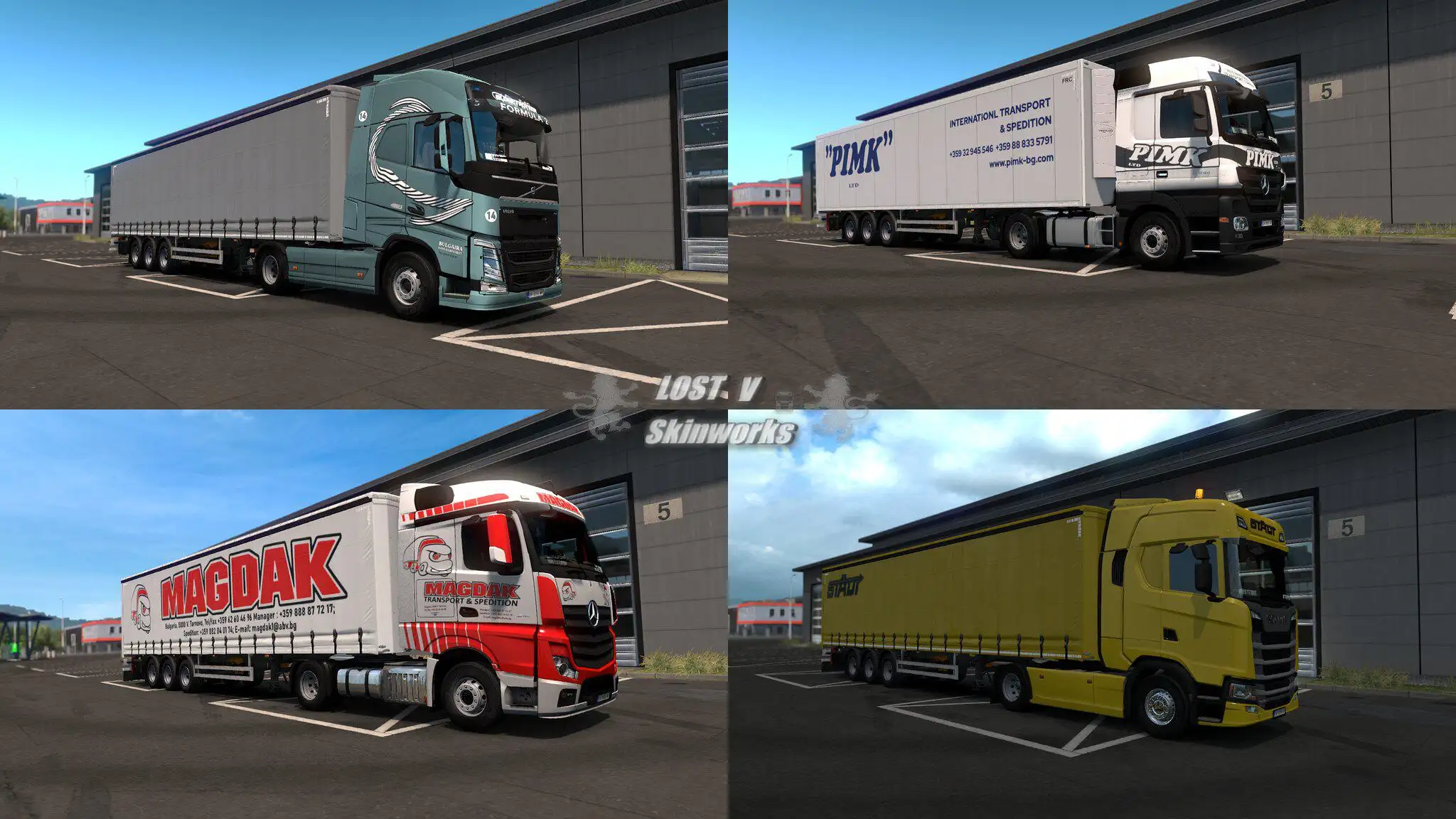 ETS2 - Bulgaria Skin Pack V1.1.3 (1.38.x) ETS2 - Bulgaria Skin Pack V1.1.3 (1.38.x)