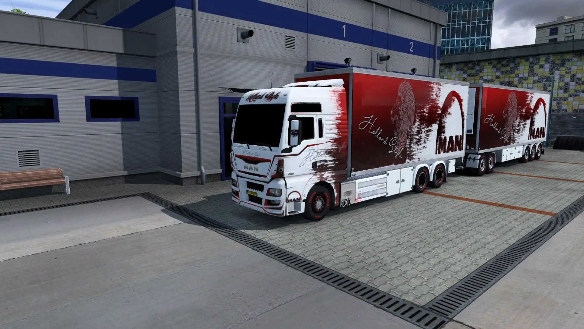 ETS2 - BDF Tandem Man Holland Skin V1 (1.38.x)
