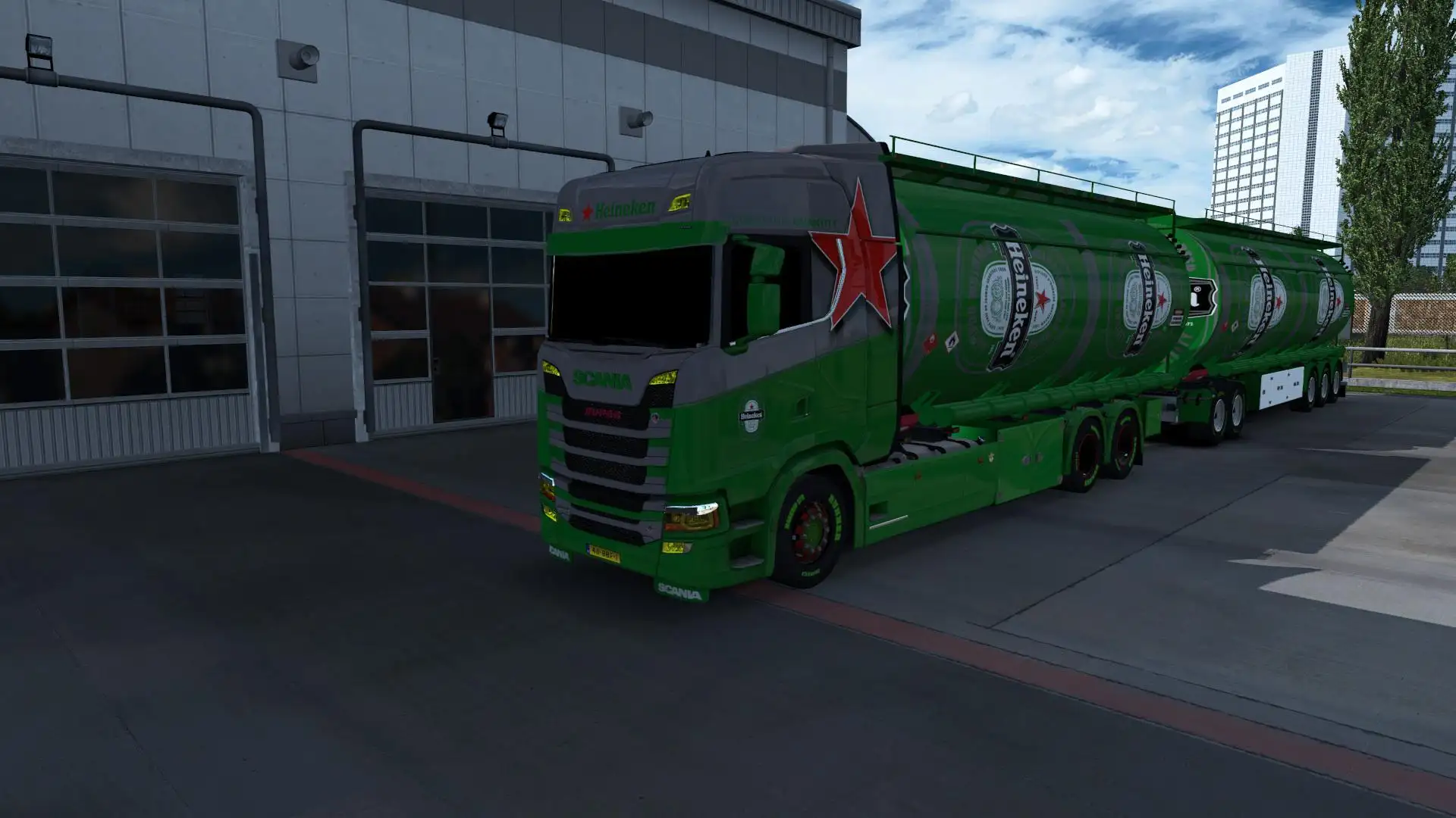 ETS2 - BDF Tandem Heineken Skins V1 (1.37.x)