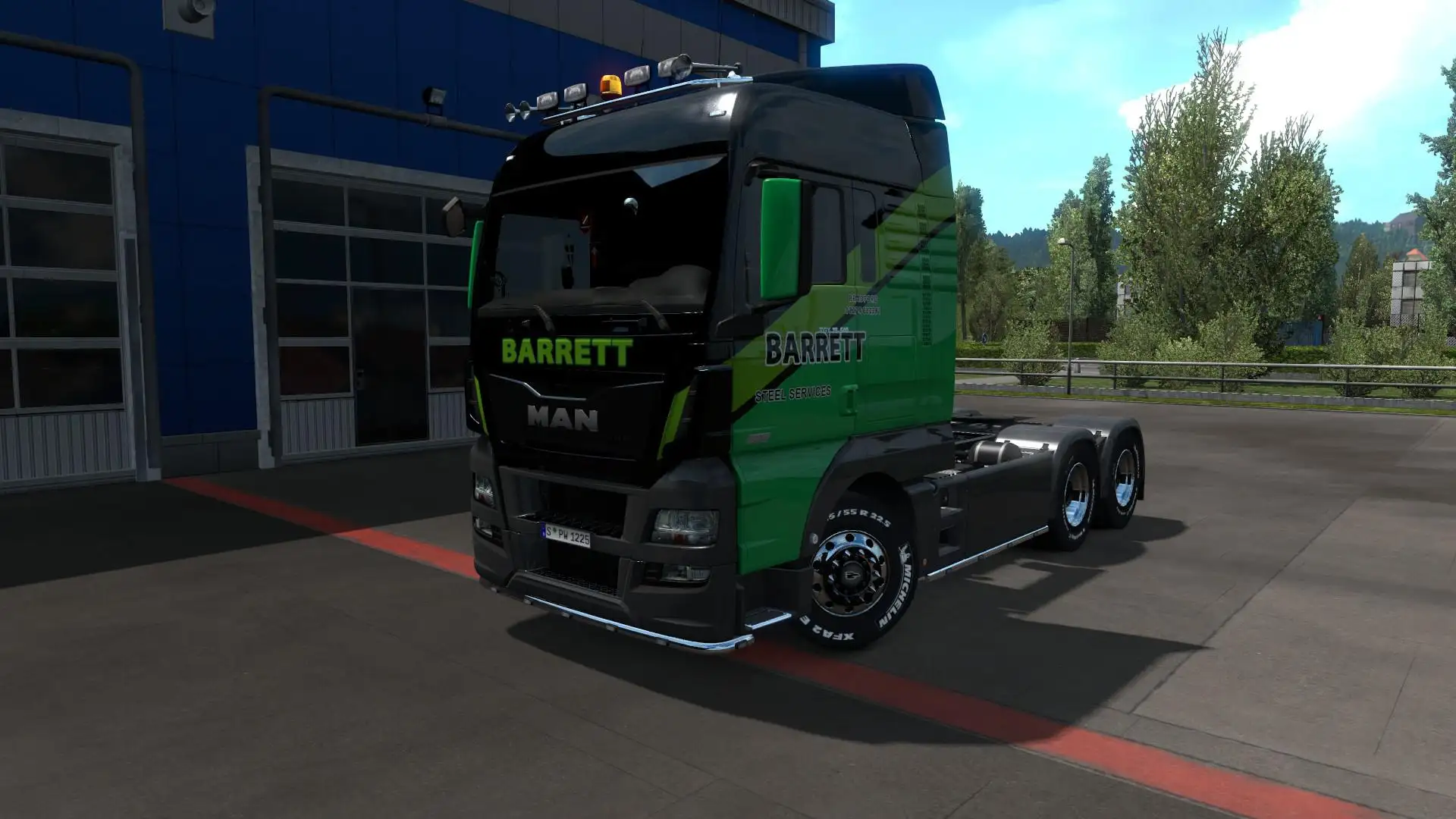 ETS2 - MAN E6 Barrett Steel Services DG 720 Skin V1 (1.37.x)