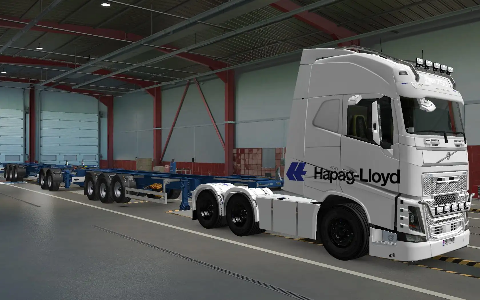 ETS2 - Volvo FH16 2012 Hapag Lloyd Branco Skin (1.37.x) ETS2 - Volvo FH16 2012 Hapag Lloyd Branco Skin (1.37.x)