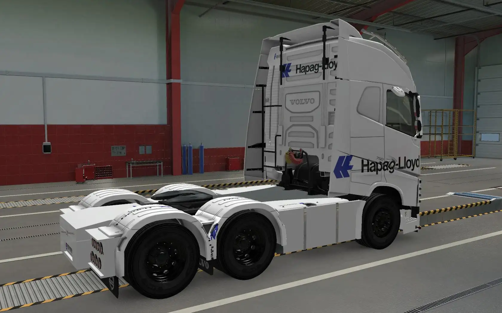 ETS2 - Volvo FH16 2012 Hapag Lloyd Branco Skin (1.37.x) ETS2 - Volvo FH16 2012 Hapag Lloyd Branco Skin (1.37.x)