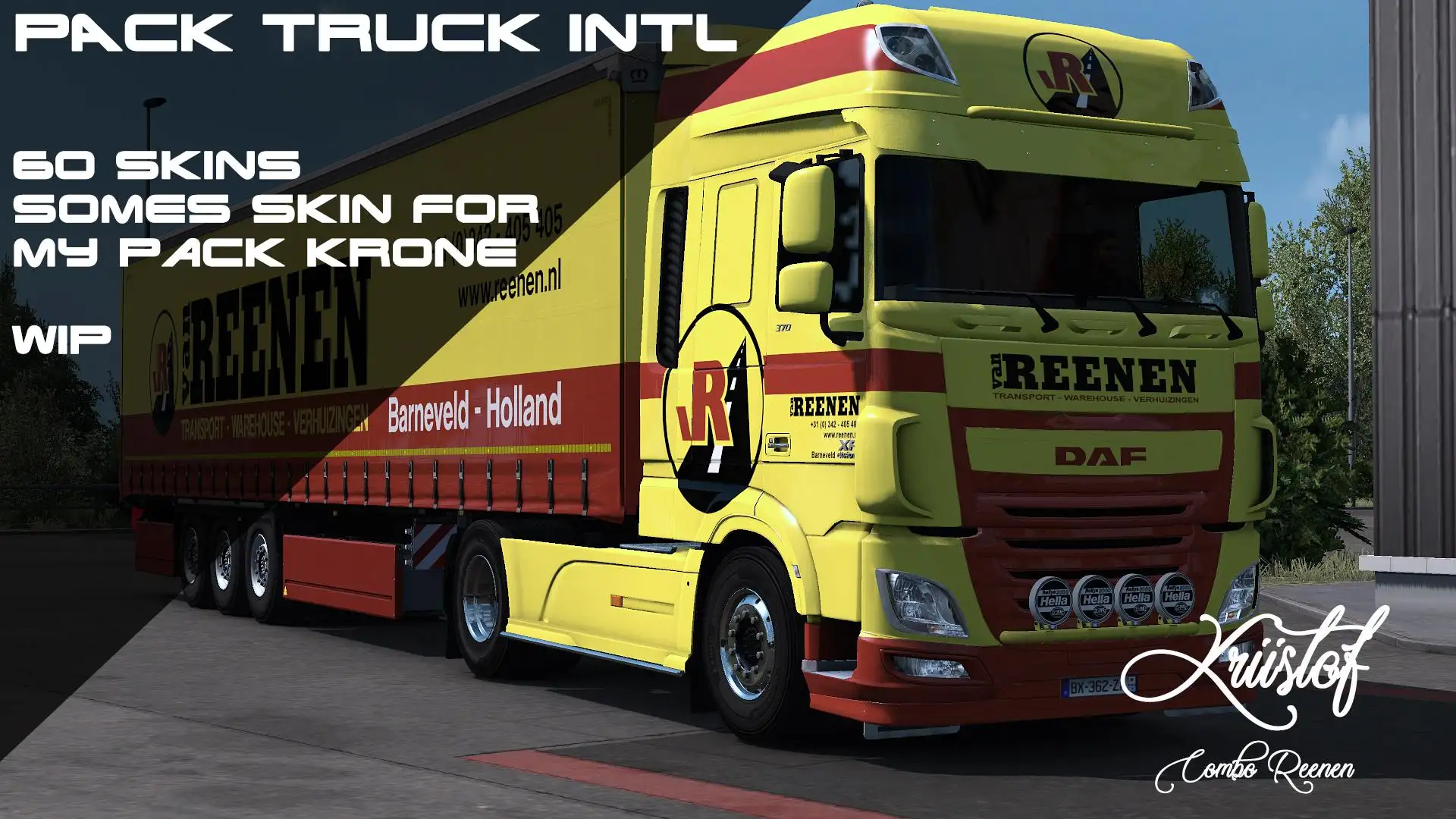 ETS2 - Kriistof Pack Truck International (1.37.x)