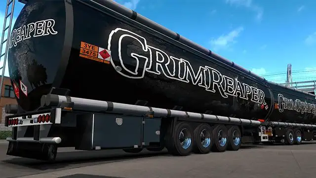 ETS2 - Volvo Tandem GrimReaper Skin V1.0 (1.37.x)