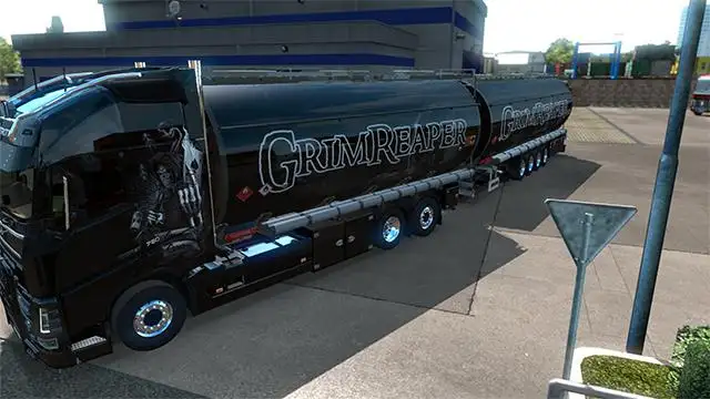 ETS2 - Volvo Tandem GrimReaper Skin V1.0 (1.37.x) ETS2 - Volvo Tandem GrimReaper Skin V1.0 (1.37.x)