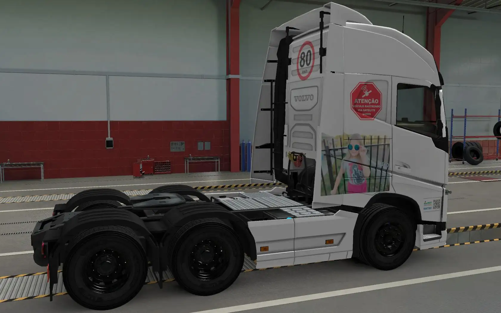 ETS2 - Volvo FH16 2012 Ariane Cristina Skin (1.37.x)