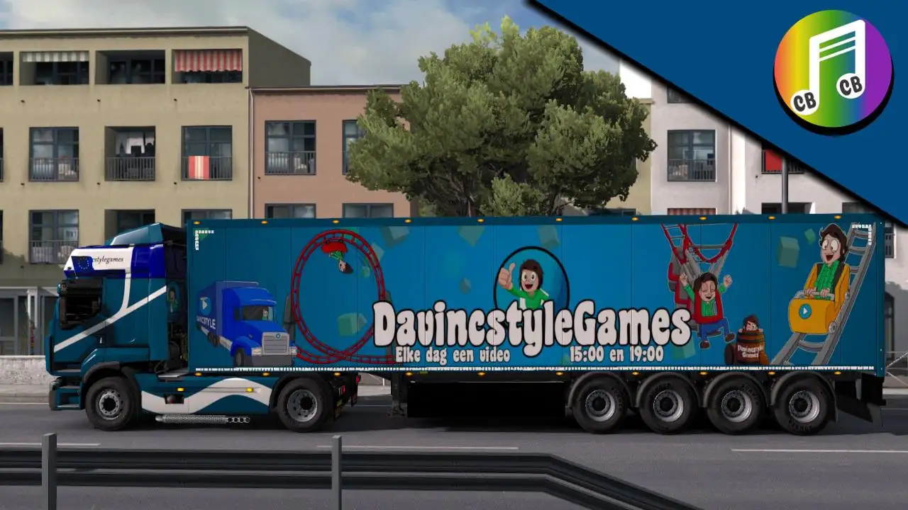 ETS2 - DavincstyleGames Truck and Trailer V1.0 (1.37.x)