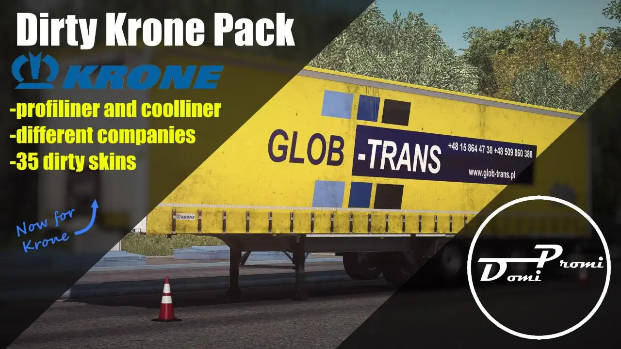 ETS2 - Dirty Krone Pack V1.0 (1.37.x) ETS2 - Dirty Krone Pack V1.0 (1.37.x)