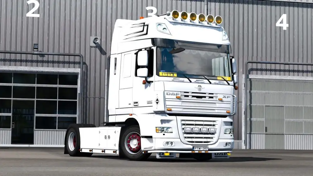 ETS2 - Daf XF 105 Paintable Dadus Transport Skin V1.1 (1.37.x) ETS2 - Daf XF 105 Paintable Dadus Transport Skin V1.1 (1.37.x)