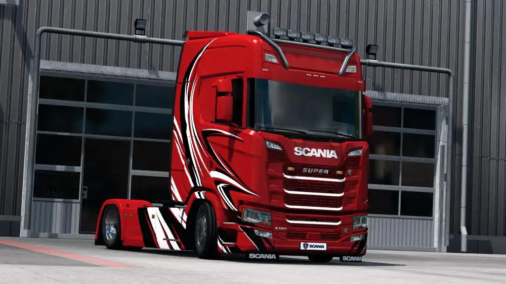 ETS2 - Scania S Gunter Kolbitsch-Style Skin V1.1 (1.37.x)