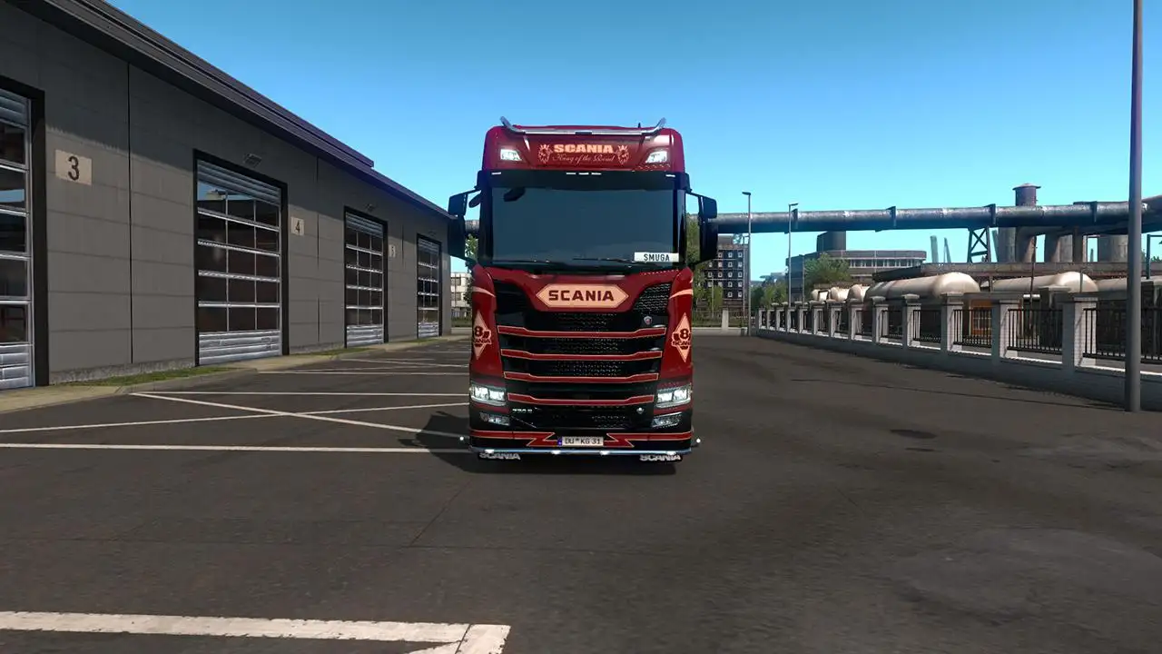 ETS2 - Scania Red Classic Skin V1.0 (1.36.x)