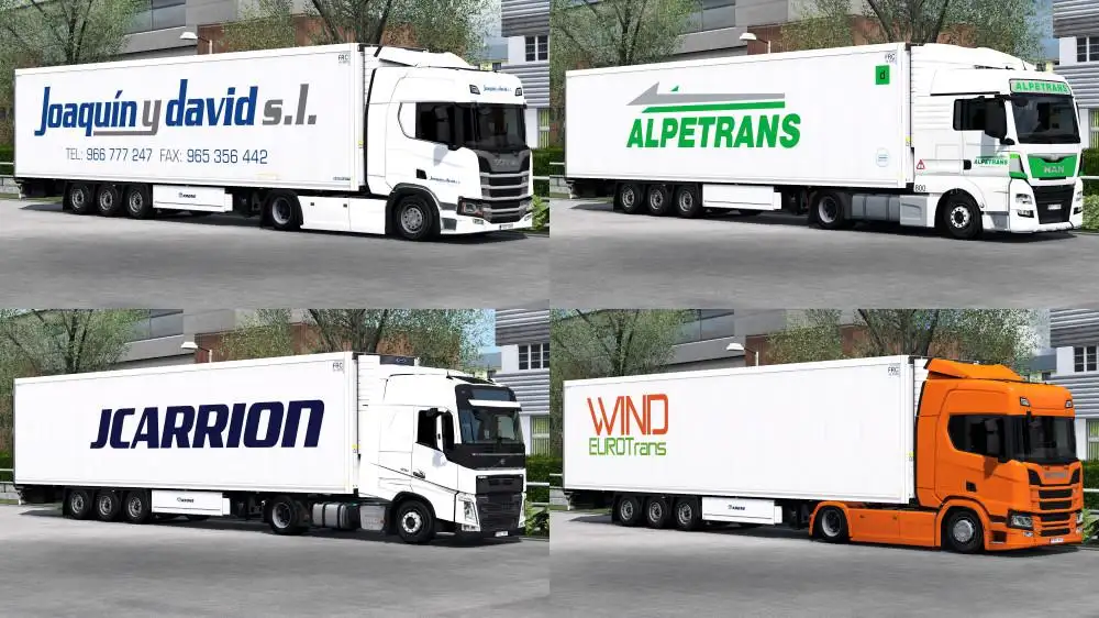 ETS2 - Krone Cool Liner Mega Skinpack V1.7 (1.37.x) ETS2 - Krone Cool Liner Mega Skinpack V1.7 (1.37.x)