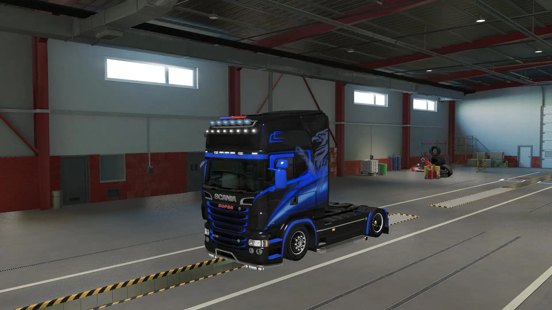 ETS2 - Scania RJL and Krone DLC Griffin Combo Skin V1.0 (1.37.x) ETS2 - Scania RJL and Krone DLC Griffin Combo Skin V1.0 (1.37.x)