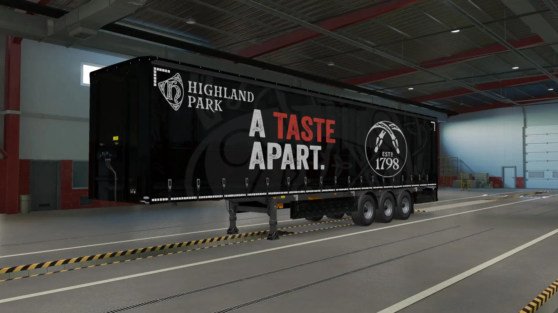 ETS2 - Highland Park Whiskey Trailer Skin V1.0 (1.37.x)