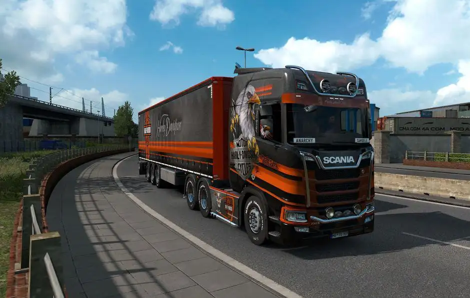 ETS2 - Harley Davidson Tribute Skin V1.0 (1.37.x)