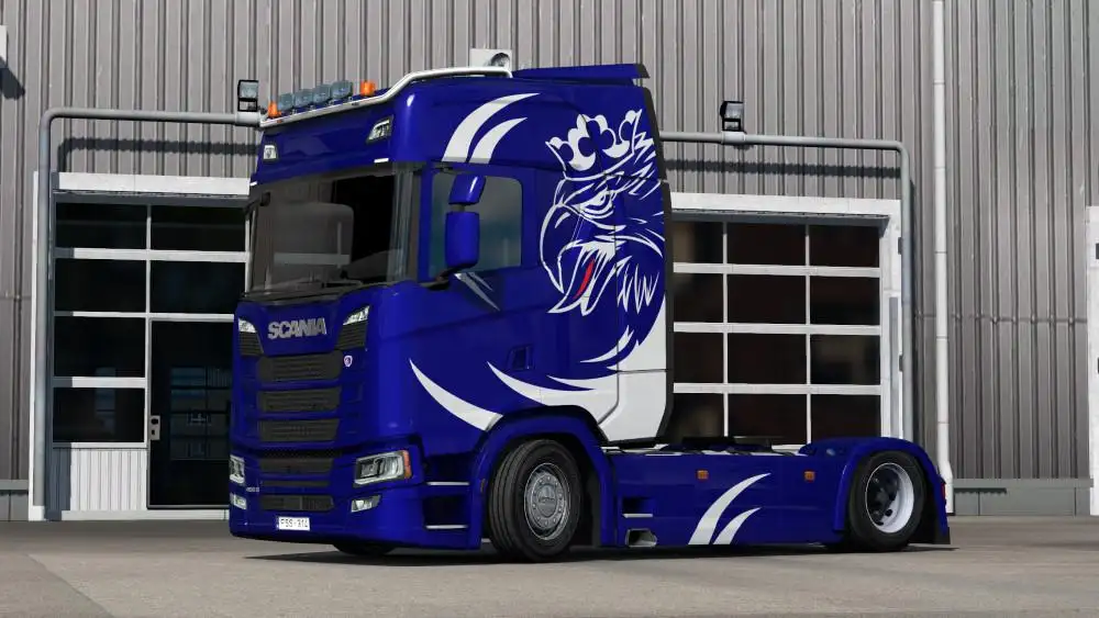 ETS2 - Scania S Dragicevic Style Skin V1.1 (1.37.x) ETS2 - Scania S Dragicevic Style Skin V1.1 (1.37.x)