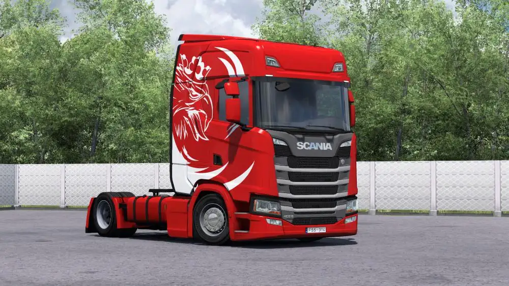 ETS2 - Scania S Dragicevic Style Skin V1.1 (1.37.x) ETS2 - Scania S Dragicevic Style Skin V1.1 (1.37.x)