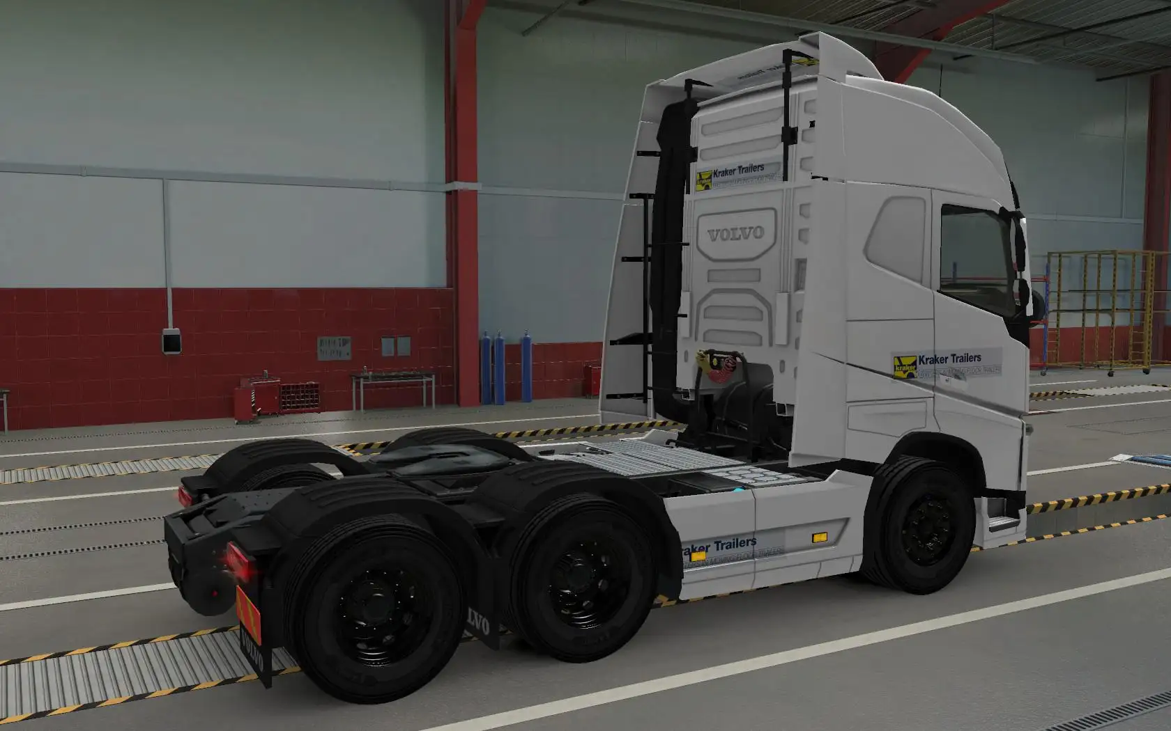 ETS2 - Volvo FH16 2012 Kraker Trailers Skin (1.37.x)