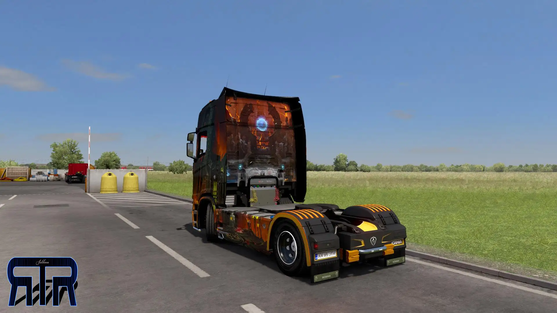ETS2 - Scania 2016 Topline Doom Paintjob V1.0 (1.37.x) ETS2 - Scania 2016 Topline Doom Paintjob V1.0 (1.37.x)