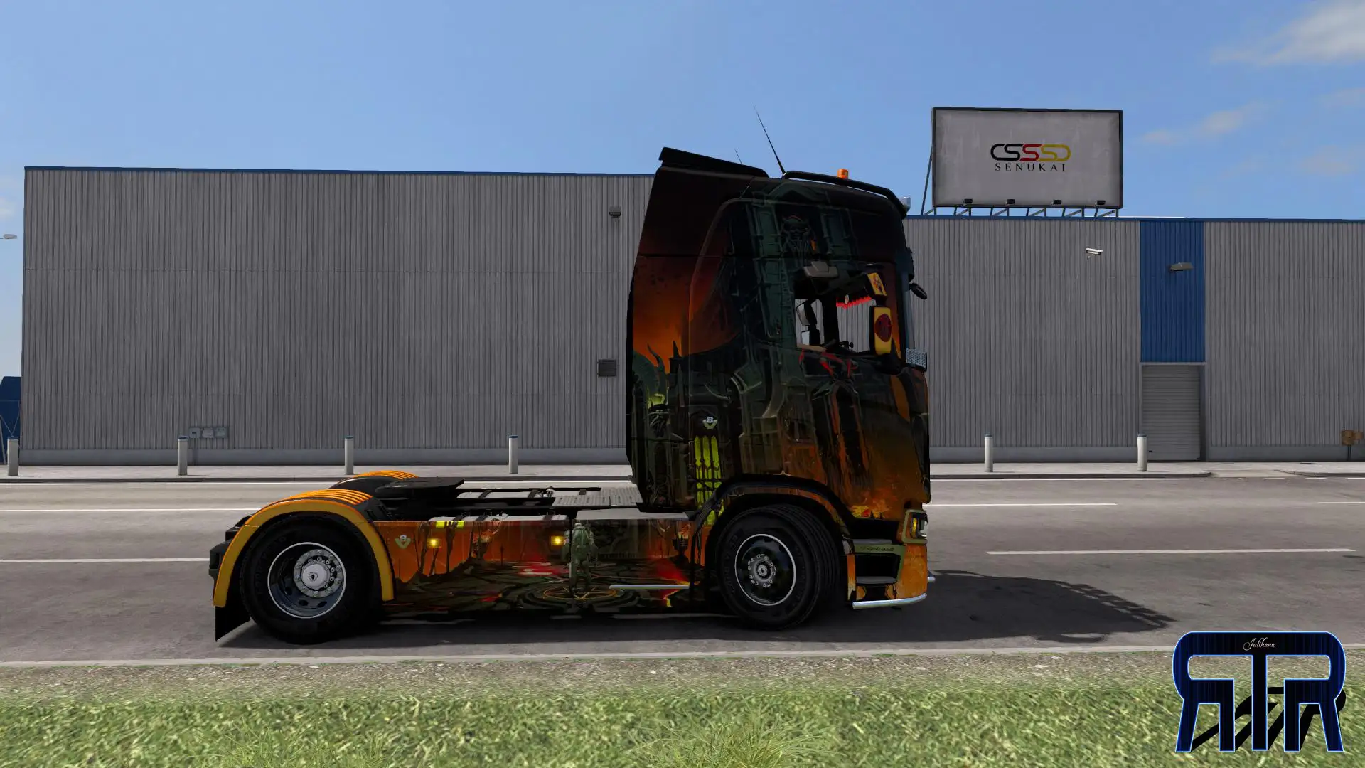 ETS2 - Scania 2016 Topline Doom Paintjob V1.0 (1.37.x) ETS2 - Scania 2016 Topline Doom Paintjob V1.0 (1.37.x)