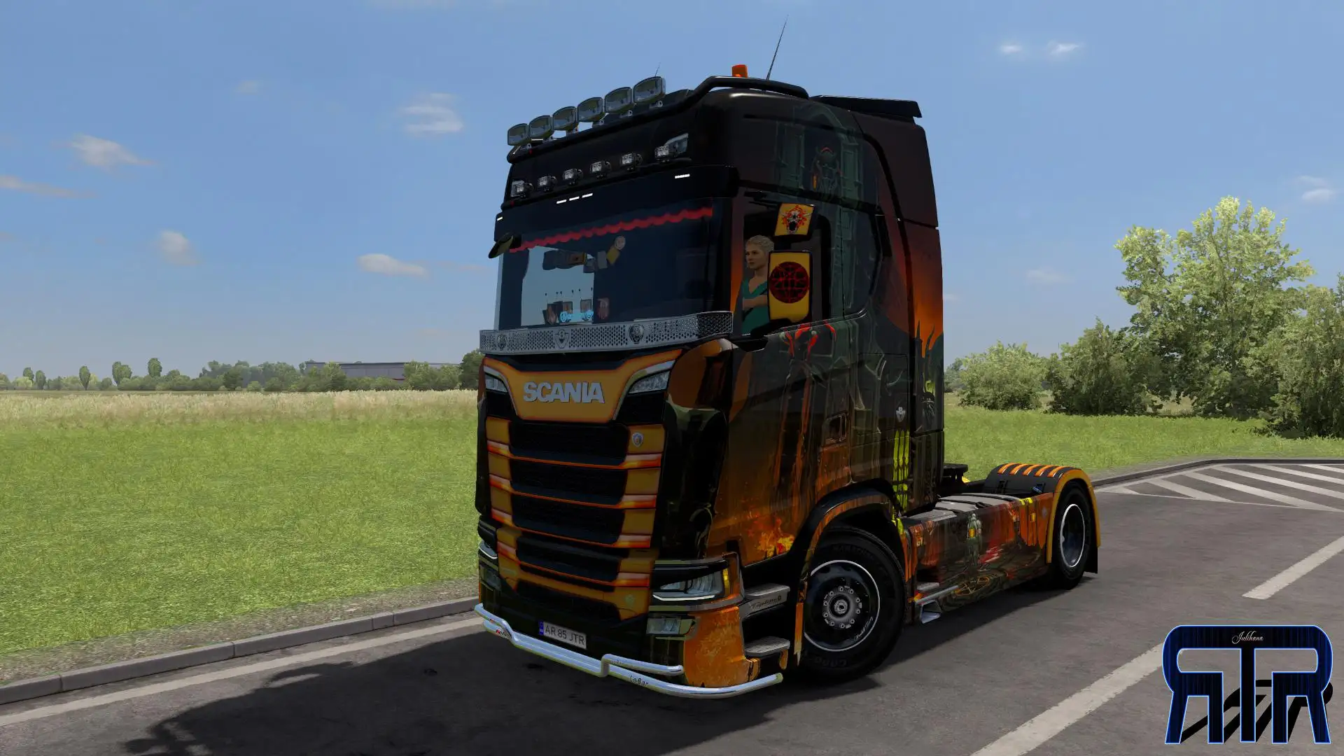 ETS2 - Scania 2016 Topline Doom Paintjob V1.0 (1.37.x) ETS2 - Scania 2016 Topline Doom Paintjob V1.0 (1.37.x)
