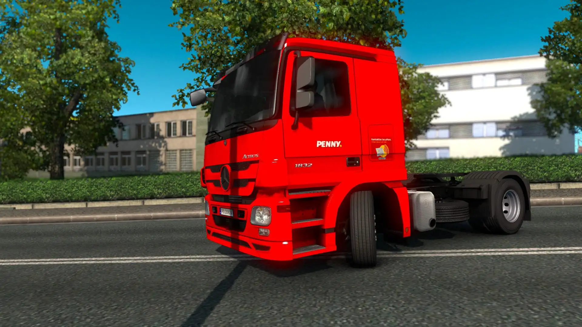 ETS2 - Mercedes-Benz Actros 2009 Penny Skin V1.4 (1.37.x) ETS2 - Mercedes-Benz Actros 2009 Penny Skin V1.4 (1.37.x)