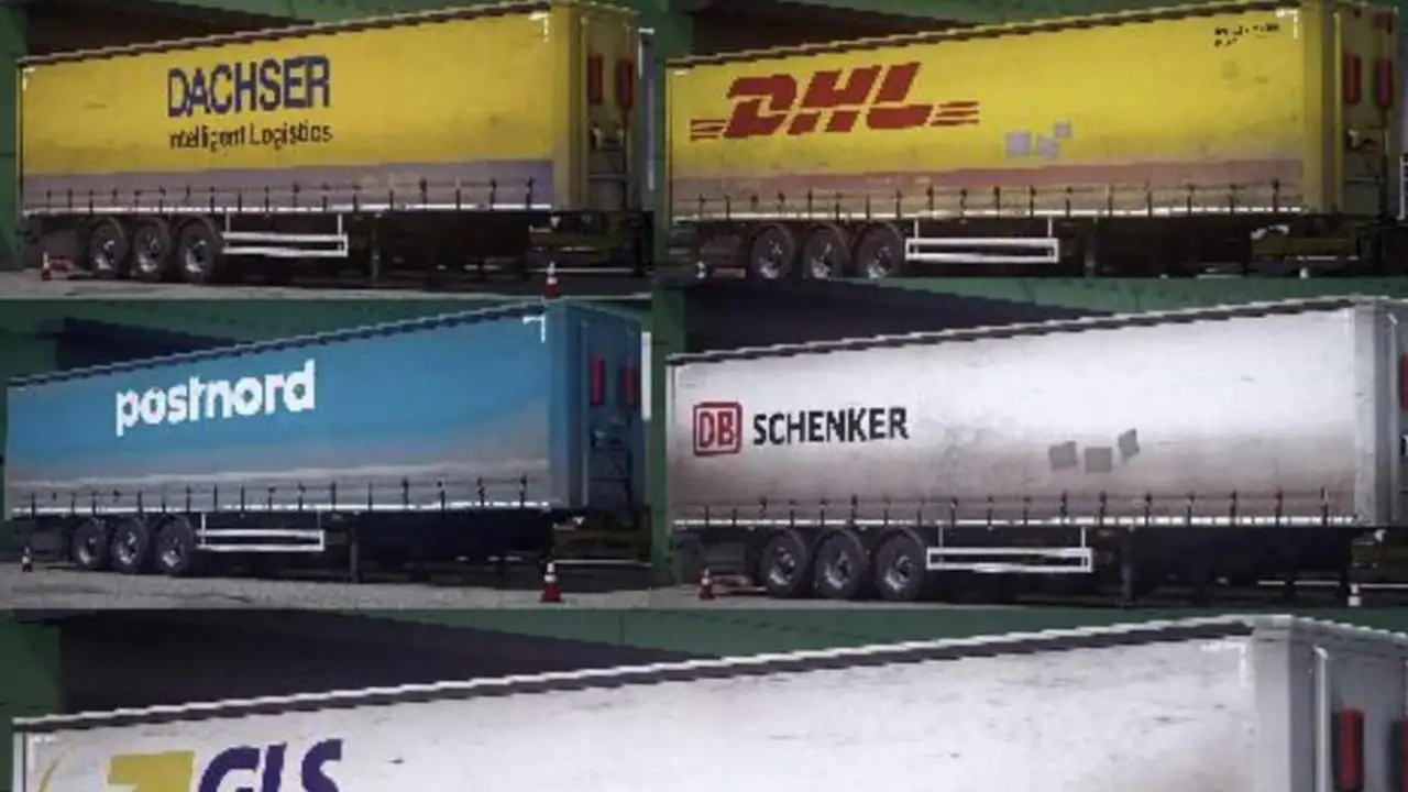 ETS2 - Dirty Skin Pack for Scs Tautliner V1.1 (1.37.x) ETS2 - Dirty Skin Pack for Scs Tautliner V1.1 (1.37.x)