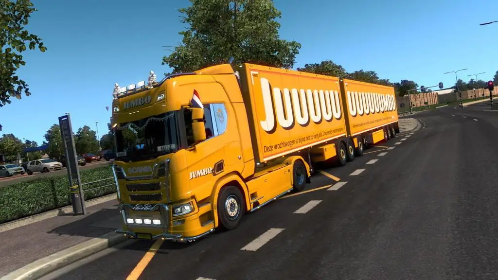ETS2 - Jumbo Supermarket Truck & Trailer Pack V1.0 (1.37.x) ETS2 - Jumbo Supermarket Truck & Trailer Pack V1.0 (1.37.x)