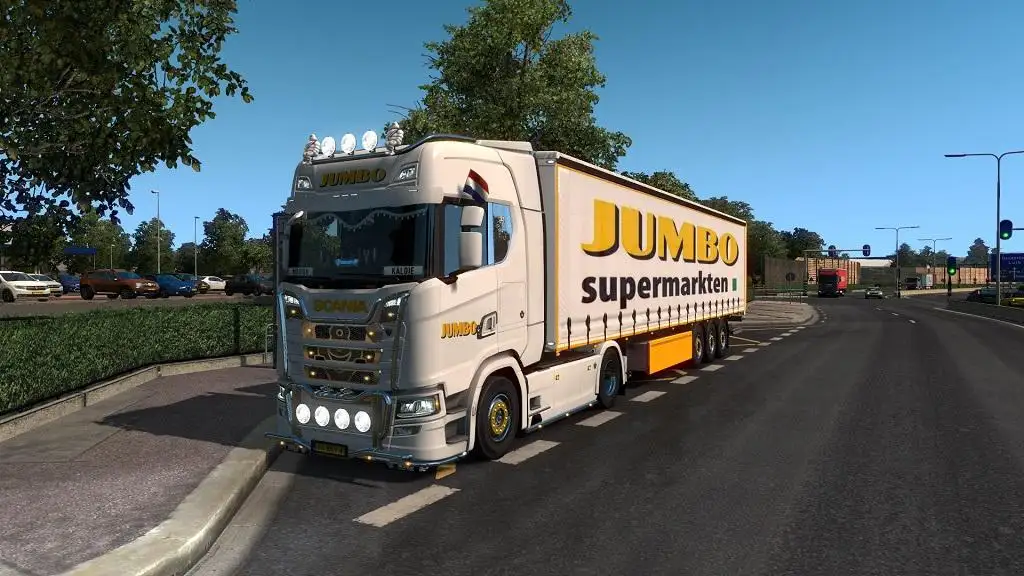 ETS2 - Jumbo Supermarket Truck & Trailer Pack V1.0 (1.37.x) ETS2 - Jumbo Supermarket Truck & Trailer Pack V1.0 (1.37.x)