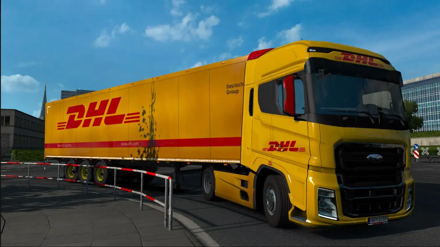 ETS2 - Ford F-Max DHL Skin V1.0 (1.36.x)