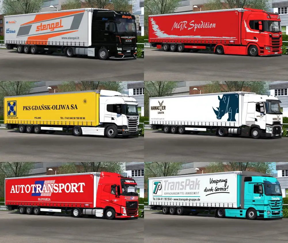 ETS2 - Krone Megaliner Skinpack V2.5 (1.36.x)