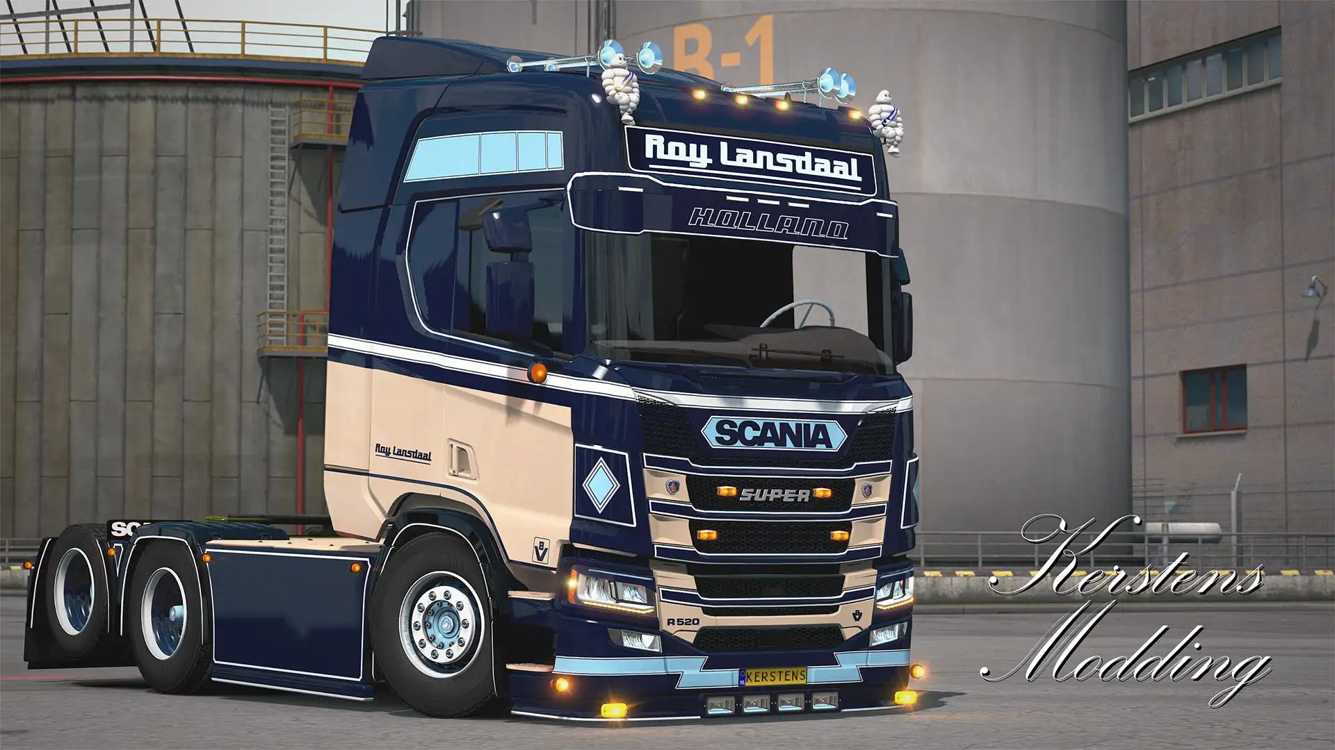 ETS2 - Roy Lansdaal R520 Skin (1.37.x) ETS2 - Roy Lansdaal R520 Skin (1.37.x)