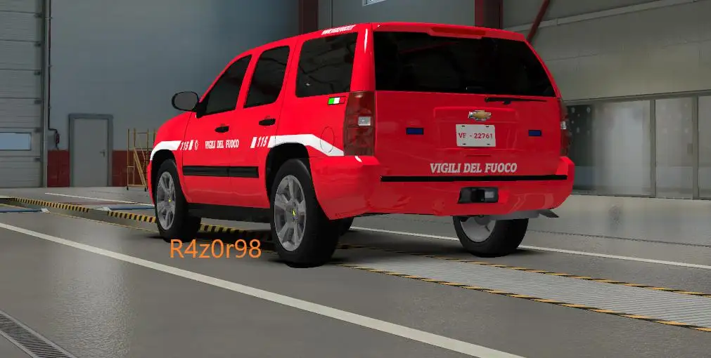 ETS2 - Chevrolet Tahoe 07 Vigili Del Fuoco Skin (1.37.x) ETS2 - Chevrolet Tahoe 07 Vigili Del Fuoco Skin (1.37.x)