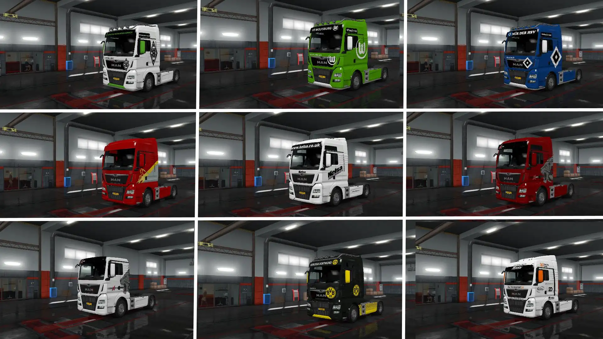 ETS2 - Skin pack for Madster Trucks V1.0 (1.36.x) ETS2 - Skin pack for Madster Trucks V1.0 (1.36.x)
