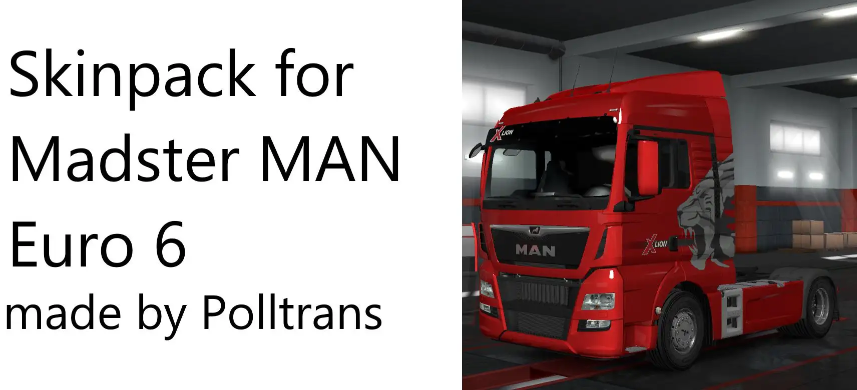 ETS2 - Skin pack for Madster Trucks V1.0 (1.36.x) ETS2 - Skin pack for Madster Trucks V1.0 (1.36.x)